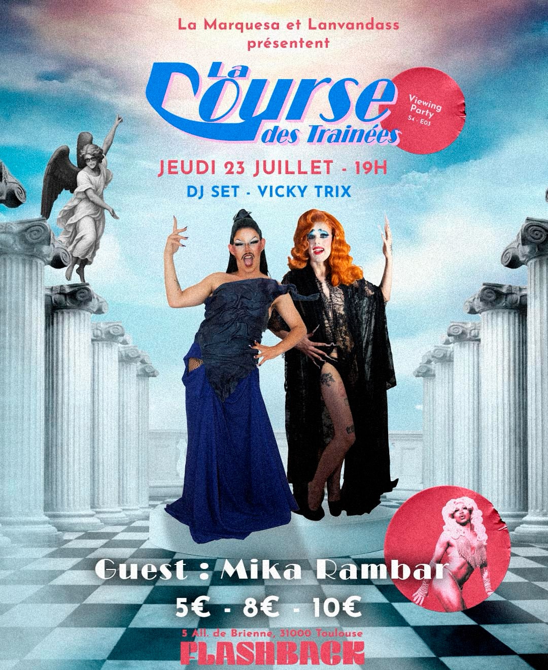 Rdv le  au Flashback Café, 5 Allée de Brienne, 31000 Toulouse.