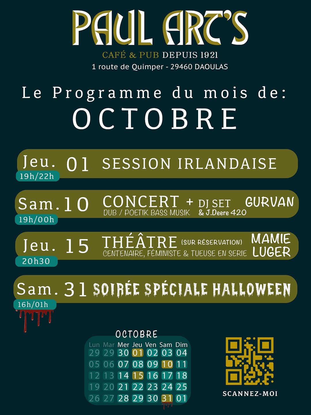 Soirée Spéciale Halloween 🎃