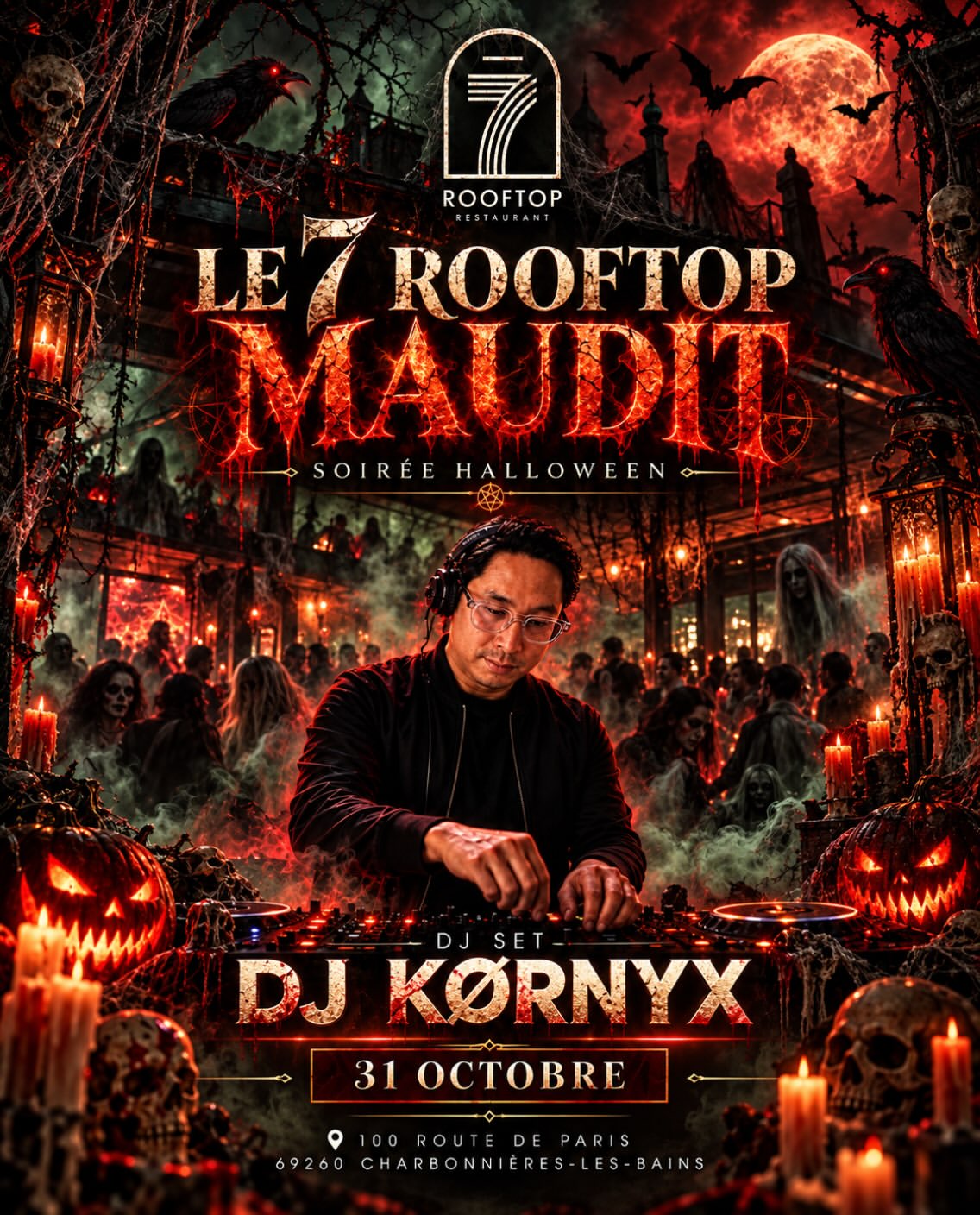 Soiree Halloween avec DJ KØRNYX