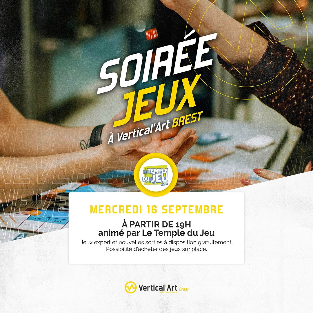 Rendez-vous le mercredi à partir de 19h pour une soirée animée par Le Temple du Jeu, avec une sélec