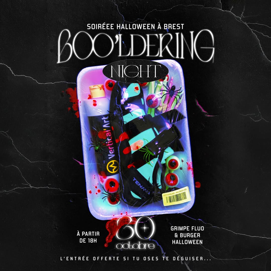Boo’ldering Night à Vertical’Art Brest 🎃