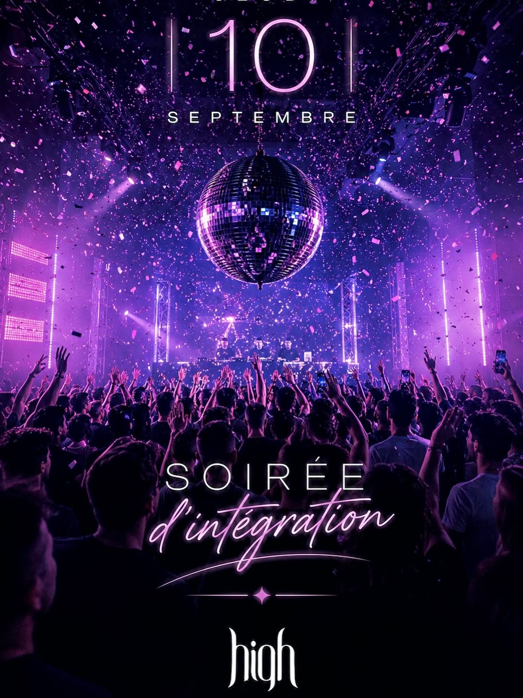 Jeudi 10 septembre @ High club - NICE 🤗