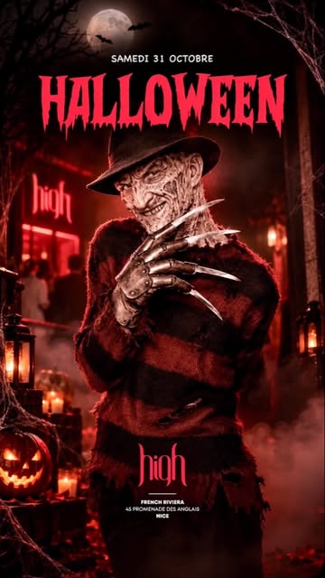 🎃 Samedi 31 octobre, la plus kiffante des nuits d’horreur est au High pour Halloween 🎃 😝 👻