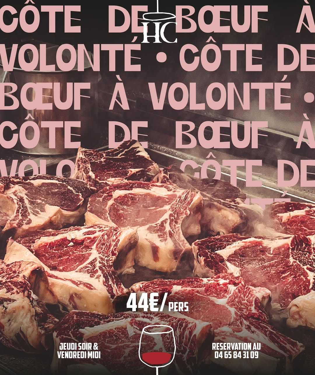 C’est parti pour les côtes de boeuf à volonté