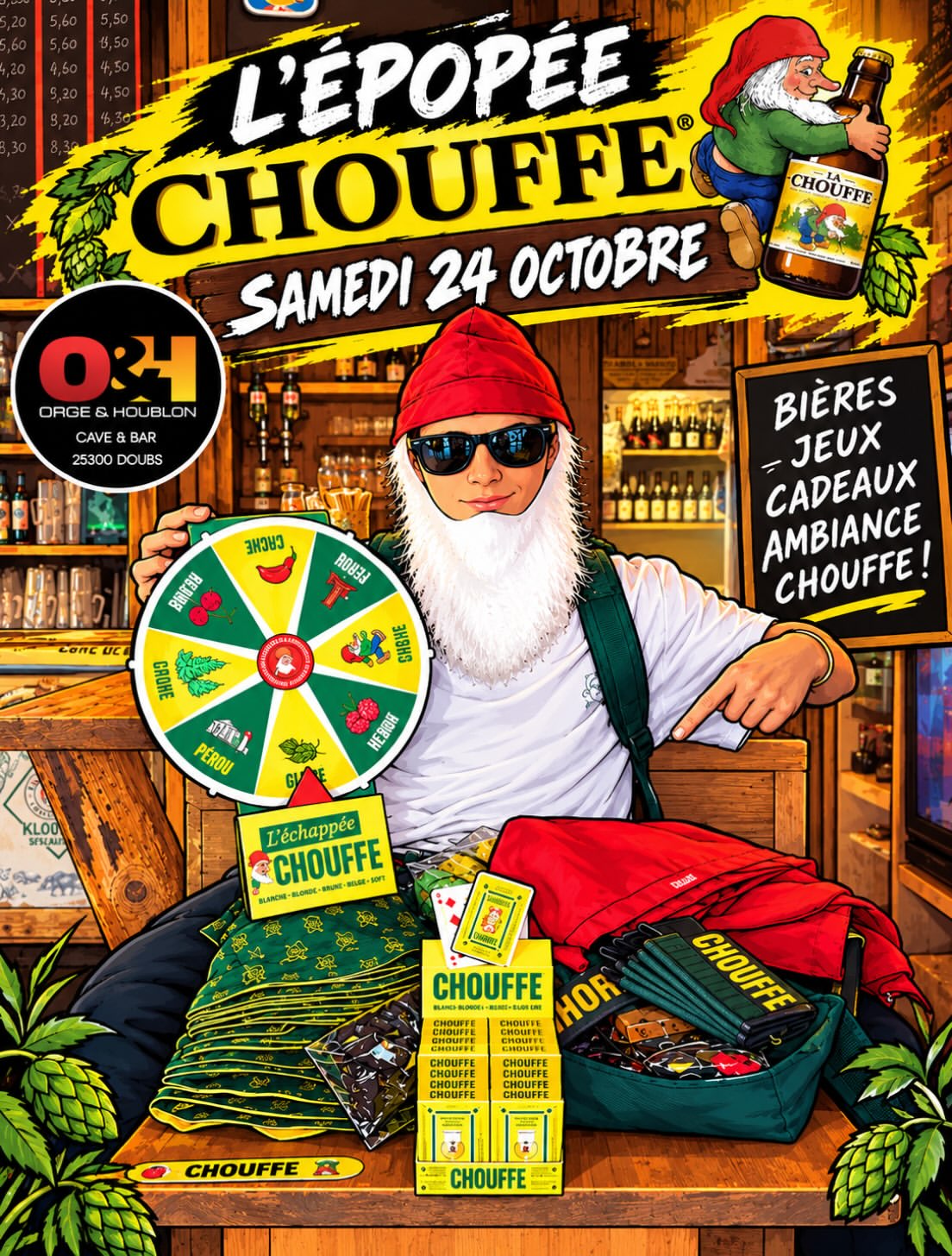 Yo les lutins ! L’ÉPOPÉE CHOUFFE débarque chez Orge & Houblon !