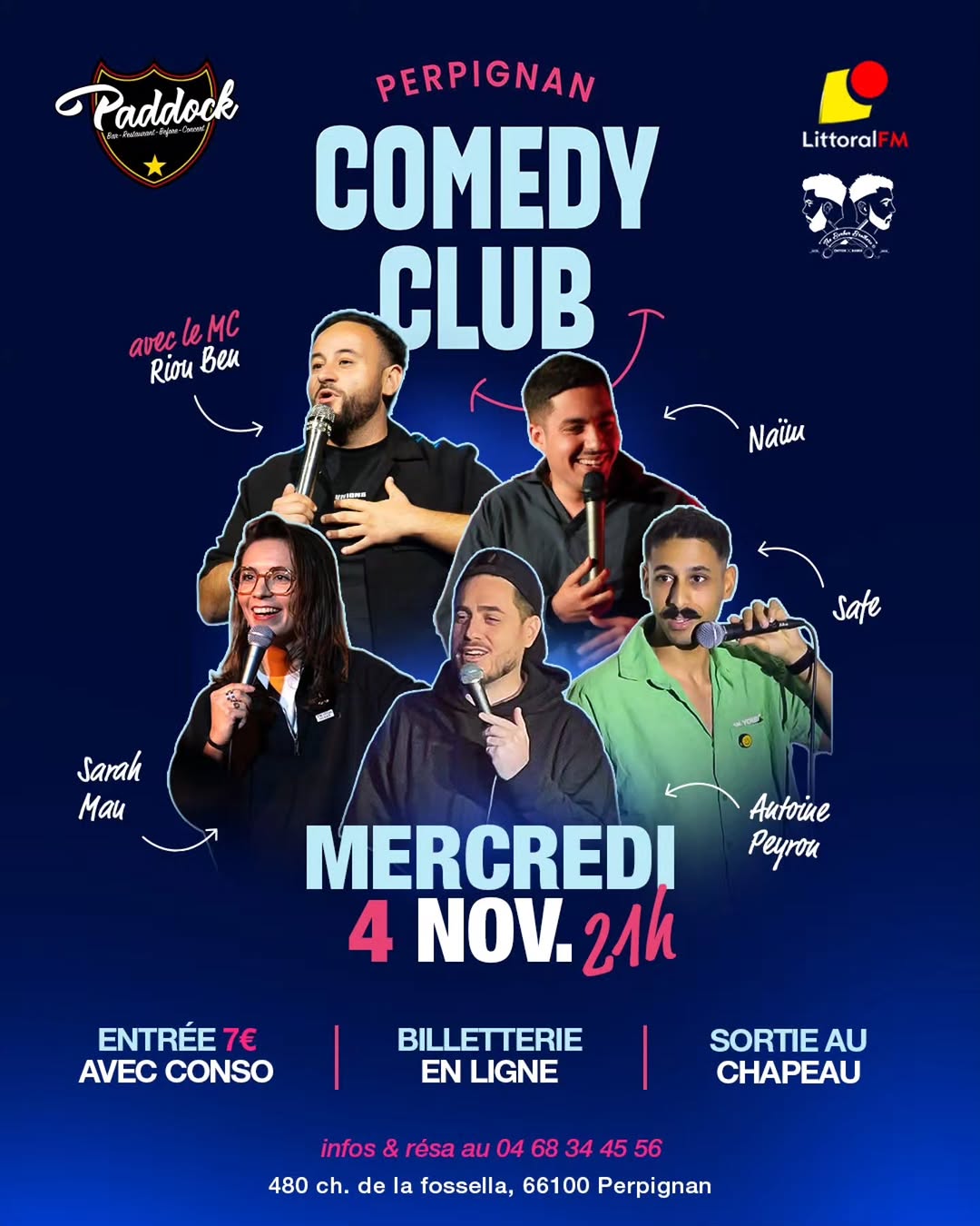 Spectacle Humoristique Perpignan Comedy Club