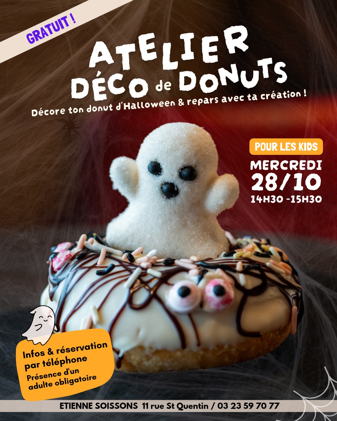 👻 ALERTE atelier monstrueusement gourmand pour les enfants ! 👻
