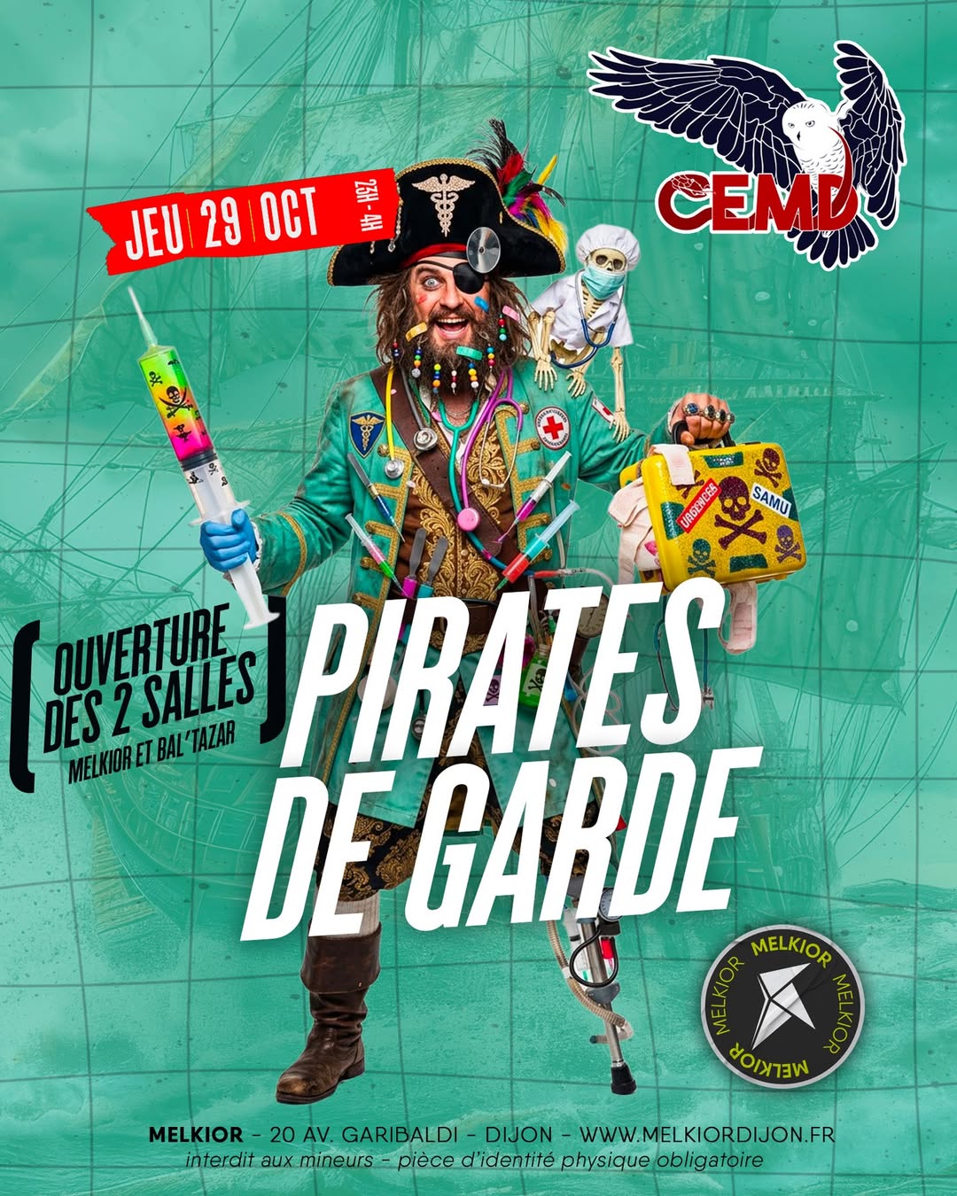 Jeudi 29 octobre, cap sur Halloween pirate. 🏴‍☠