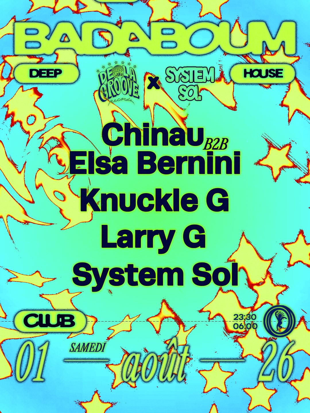 C’est l’été au Badaboum avec De La Groove et System Sol ☀