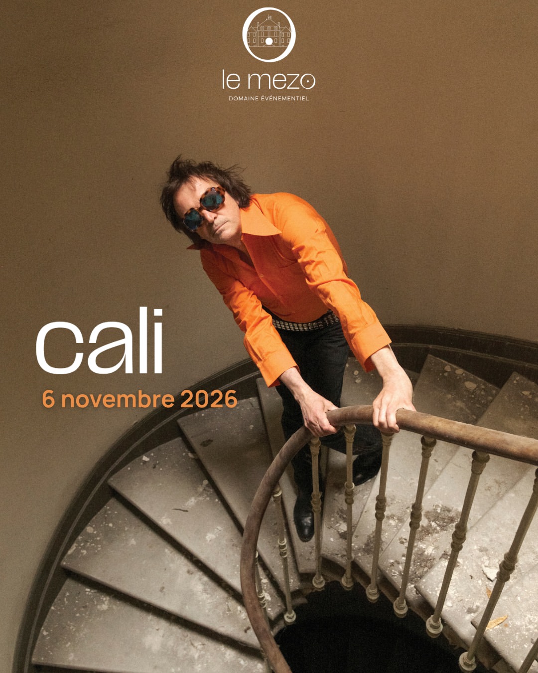 Vendredi 6 novembre. Cali en concert au Domaine le Mezo