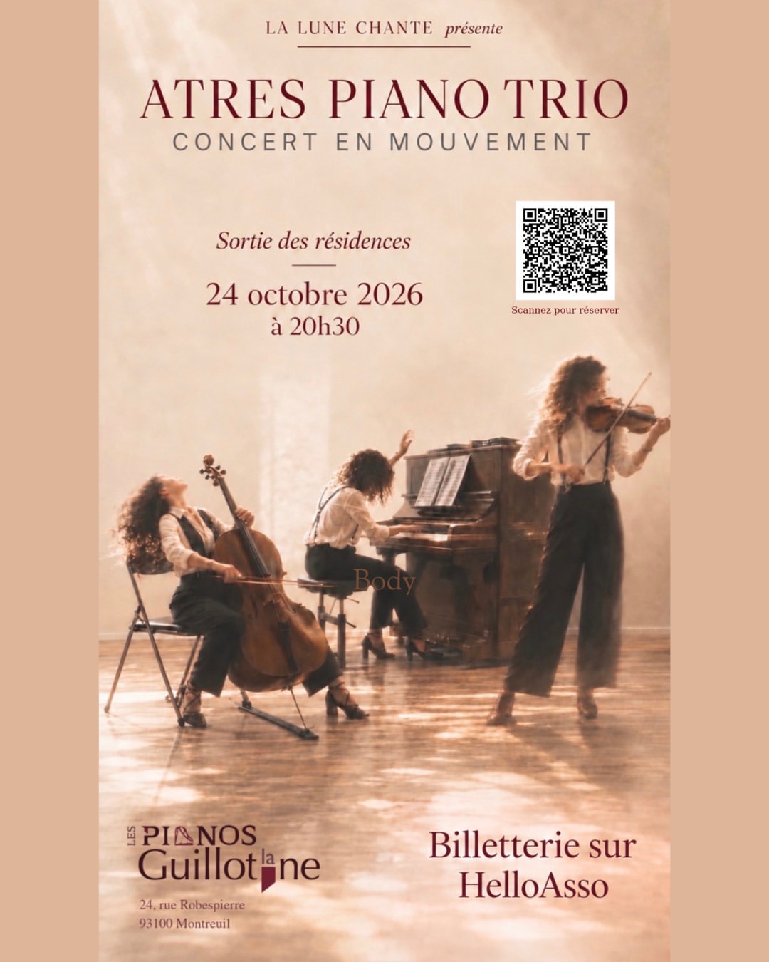 Concert Atres Piano Trio