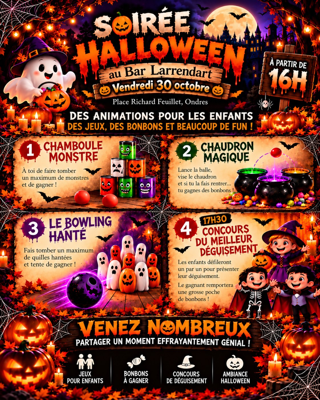💀 Vendredi , Préparez-Vous à une Journée Terrifiantement Festive ! 💀