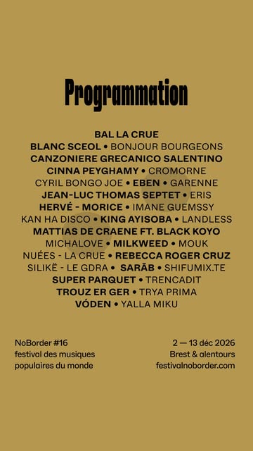Concert Disco @ Le Quartz, Scène nationale de Brest