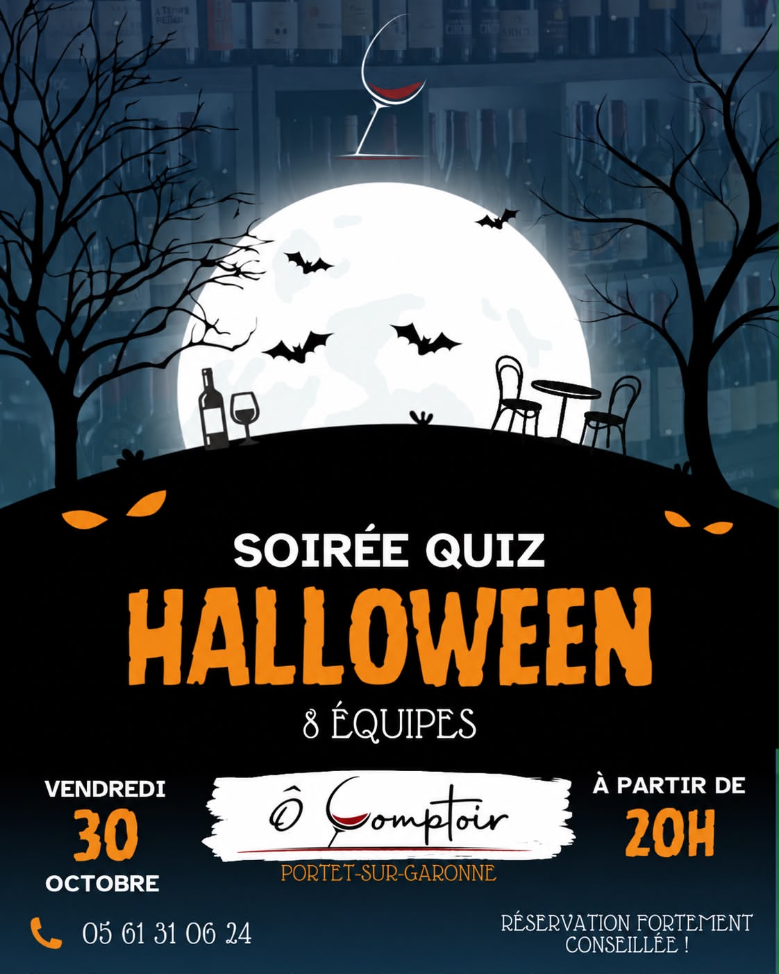 Préparez-vous à frissonner (et à vous régaler) lors de notre soirée spéciale Halloween ! 🎃👻