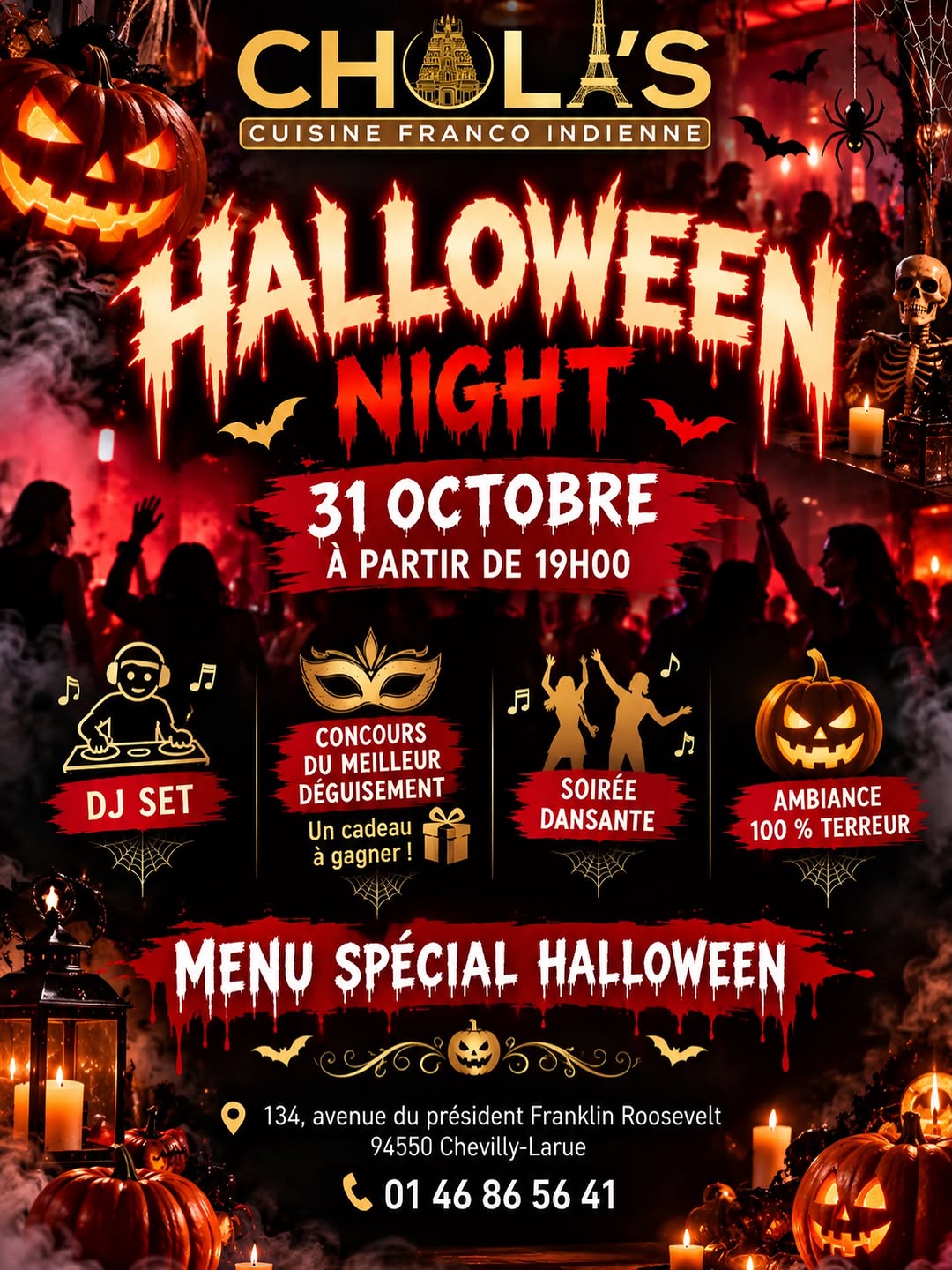 🎃 Halloween Night Chez Chola’s 👻