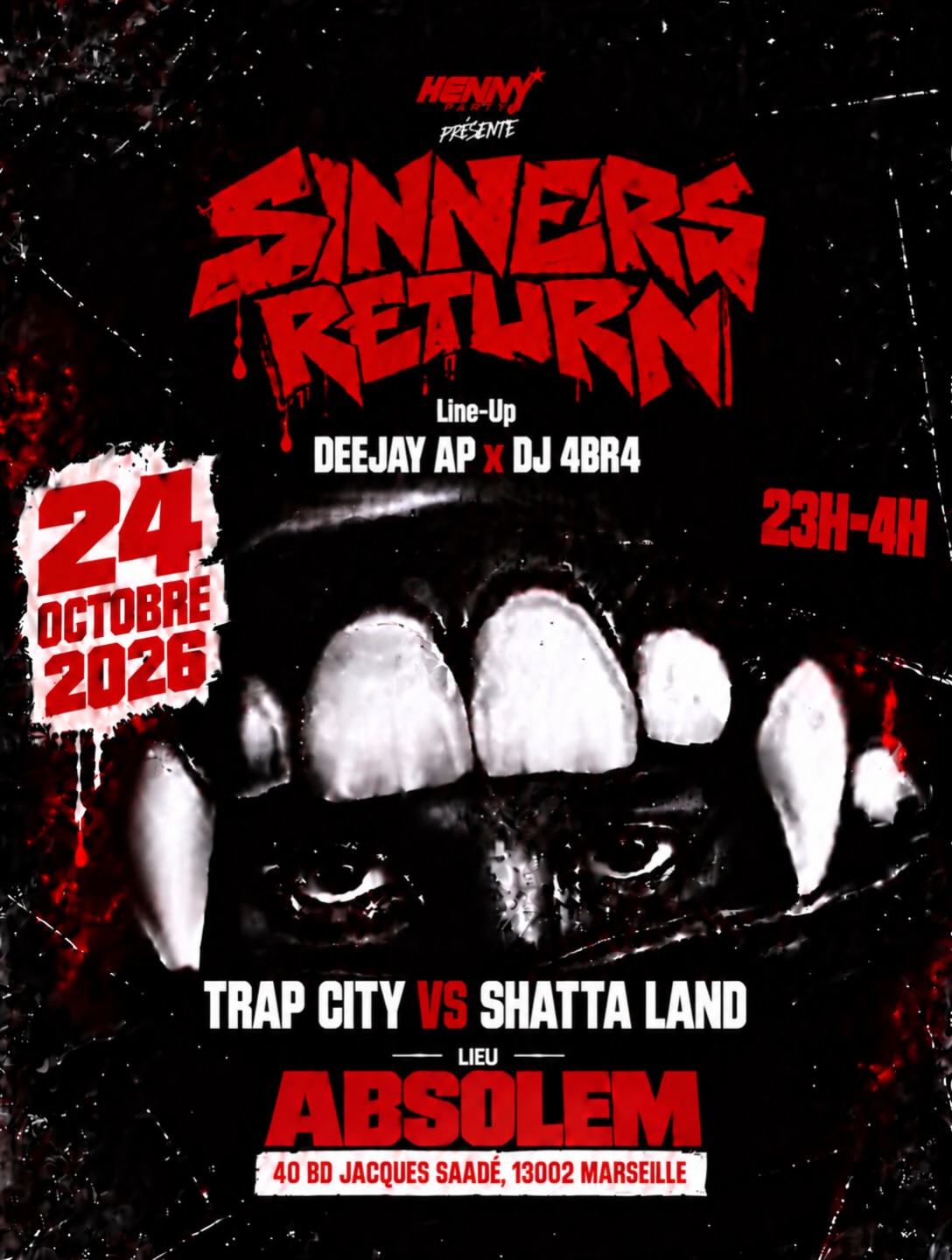 📅 Samedi | 23h–4h