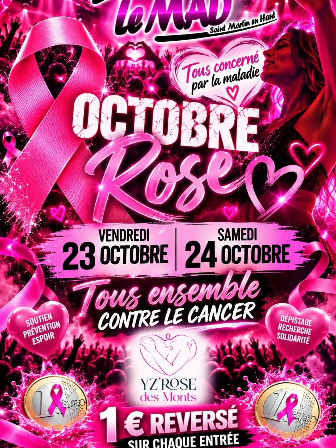 🎀 Octobre Rose au Mad’ — Tous Ensemble Contre le Cancer ! 🎀