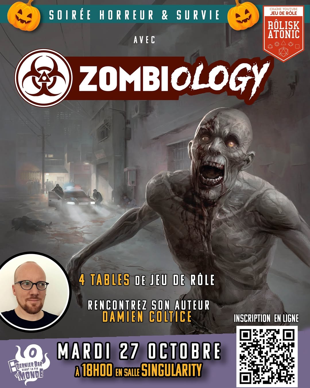Envie de frissons et de survivre à l’apocalypse zombie ? Rendez-vous au Dernier Bar avant la Fin du
