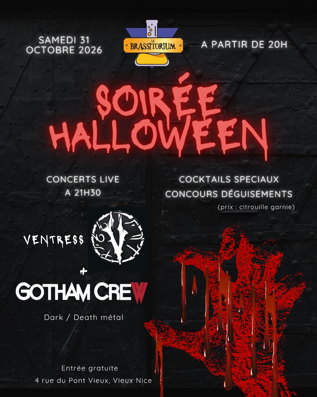 Soiree Halloween Metal