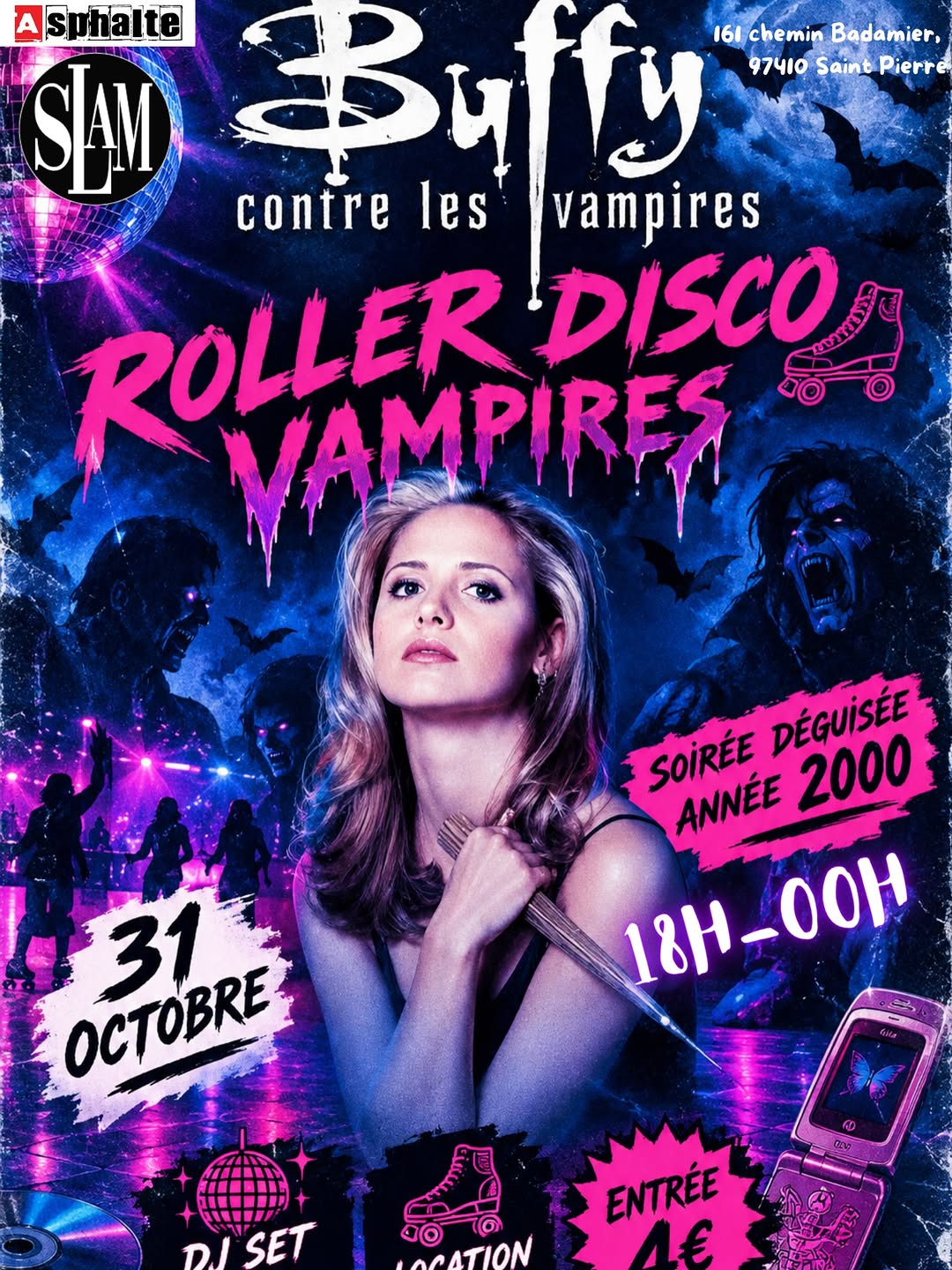 🧛‍♀🩸Pour le 31 Octobre le SLAM devient le bar légendaire de la série Buffy
