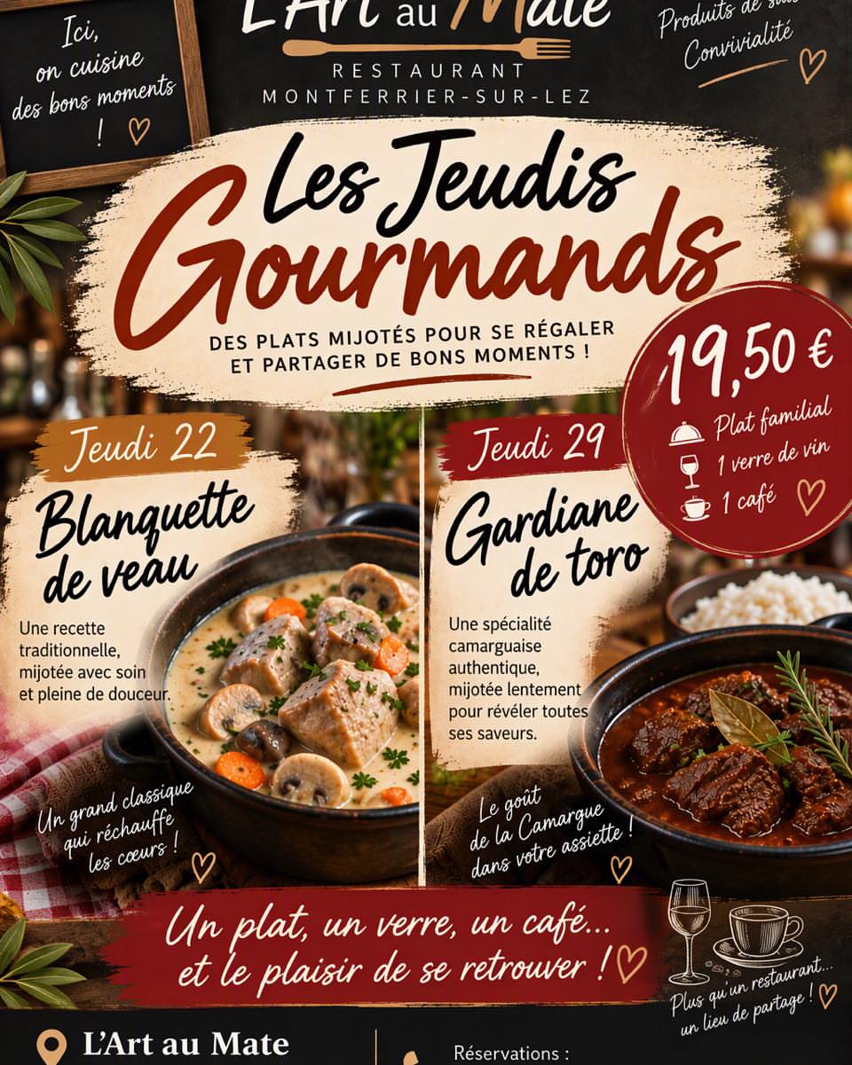 Soiree Les Jeudis Gourmands