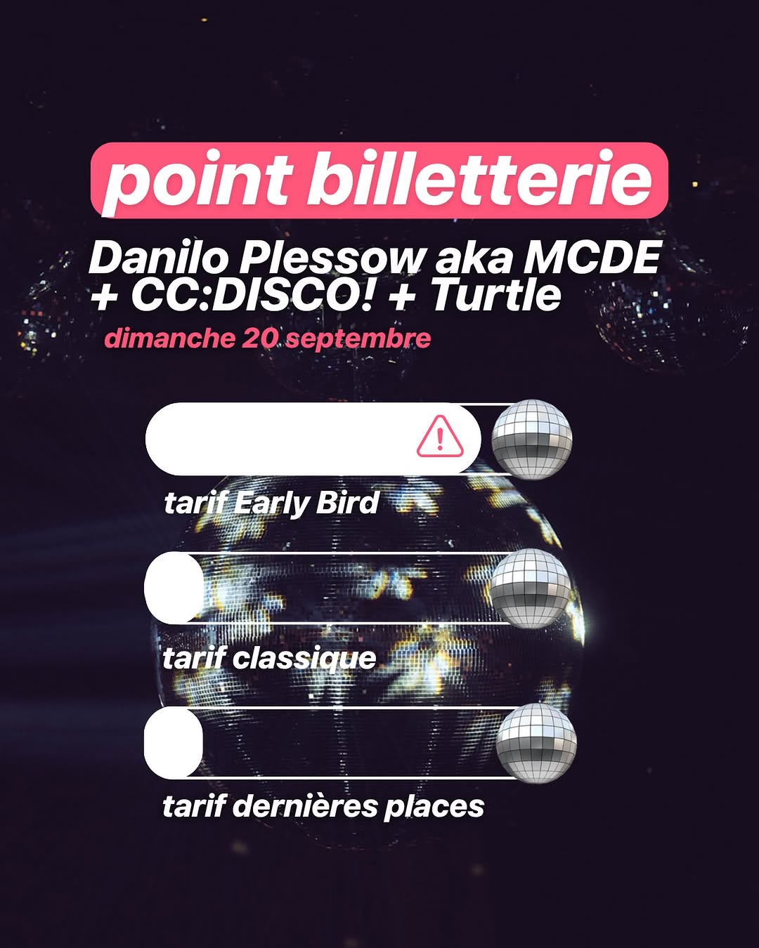 Point Billetterie ⏳