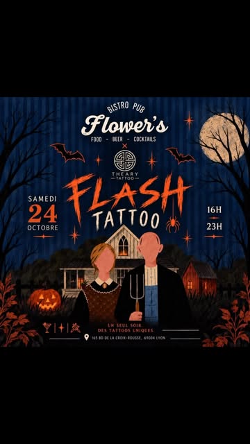 Flash Tattoo au Flowers !
