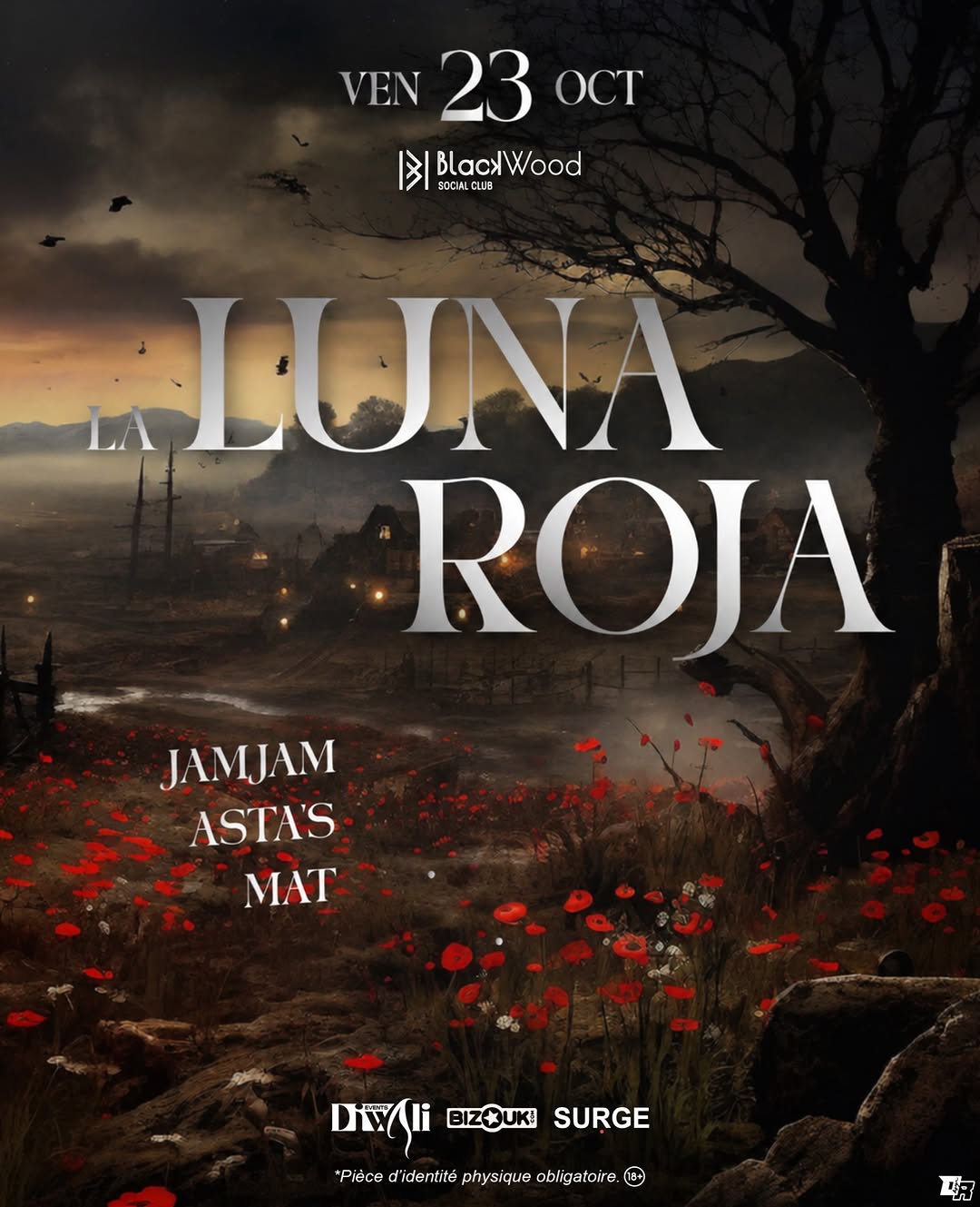🌹 la Luna Roja — Ven. 23 Octobre 🌙