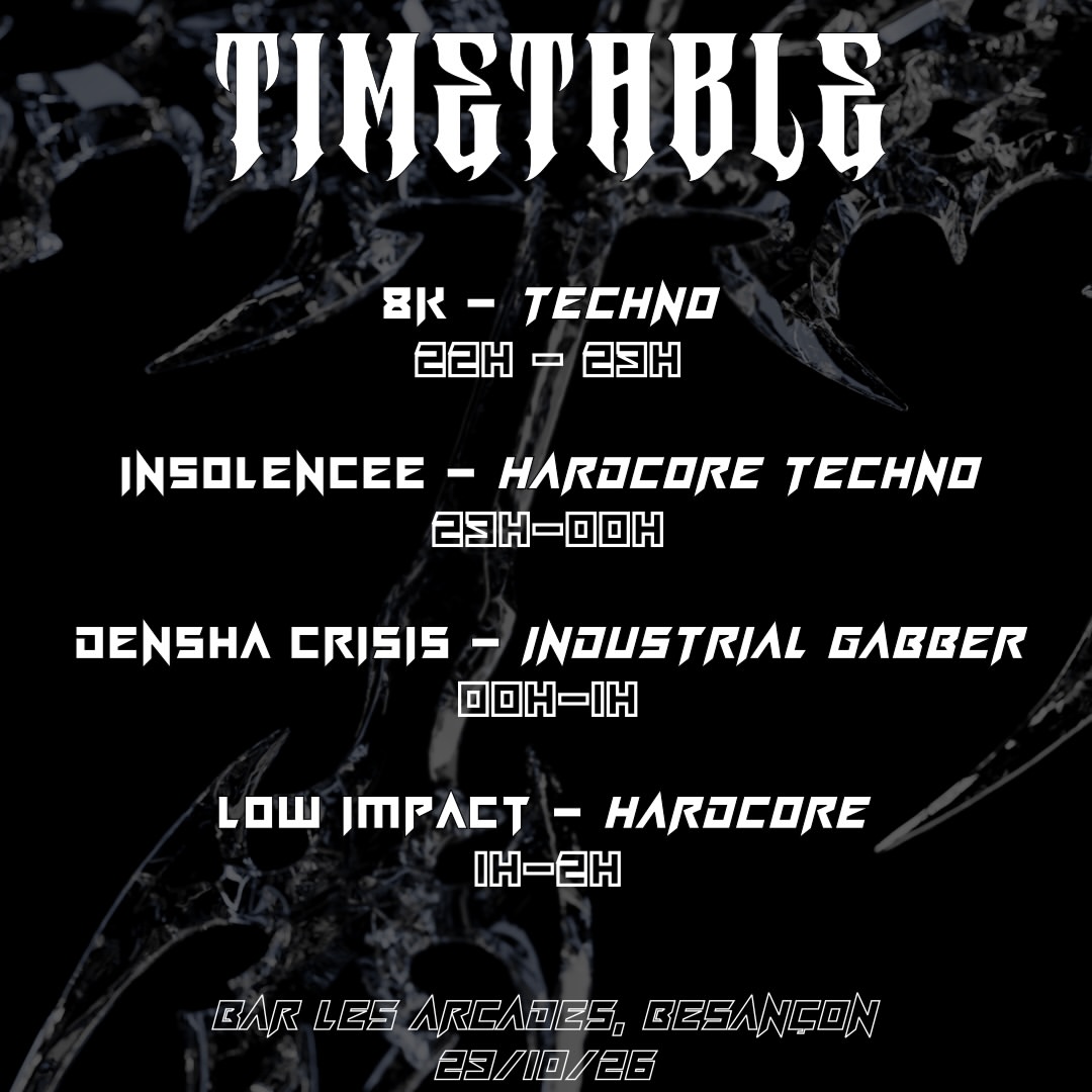 Soirée Lineup