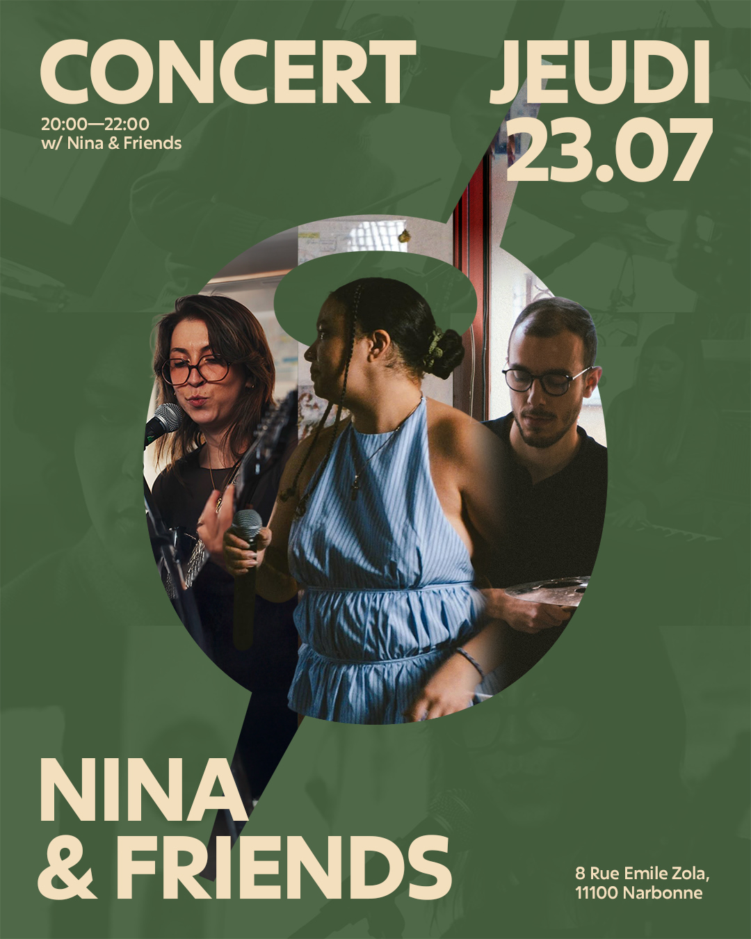 Jeudi 23 juillet, ONA accueille @ninaetfriends