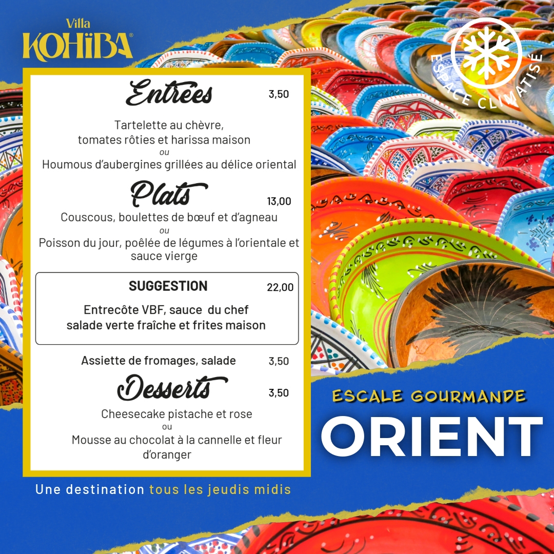 Escale Gourmande Orient