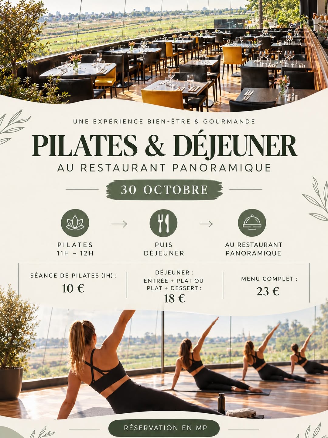 Séance Pilates et Déjeuner