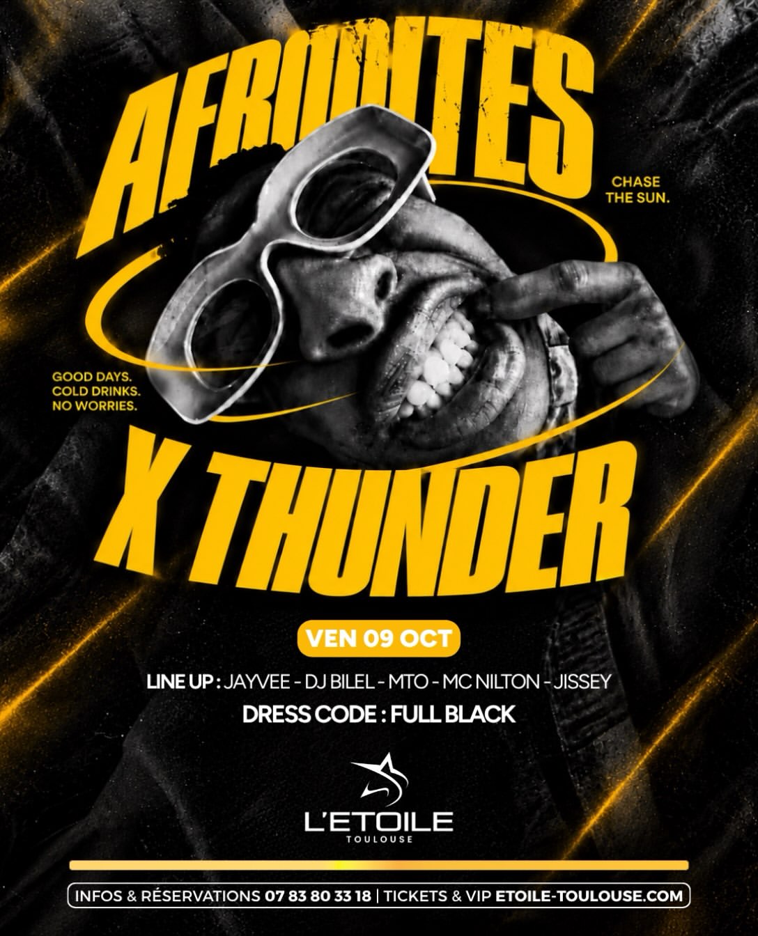 Afrodites X Thunder — Vendredi 09 Octobre 📆🖤