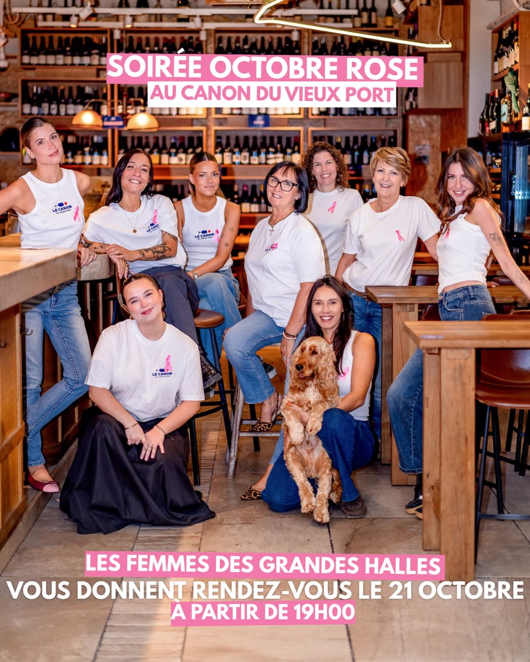 Le mercredi à partir de 19h les femmes des @lesgrandeshalles vous donnent rendez-vous au Canon du V