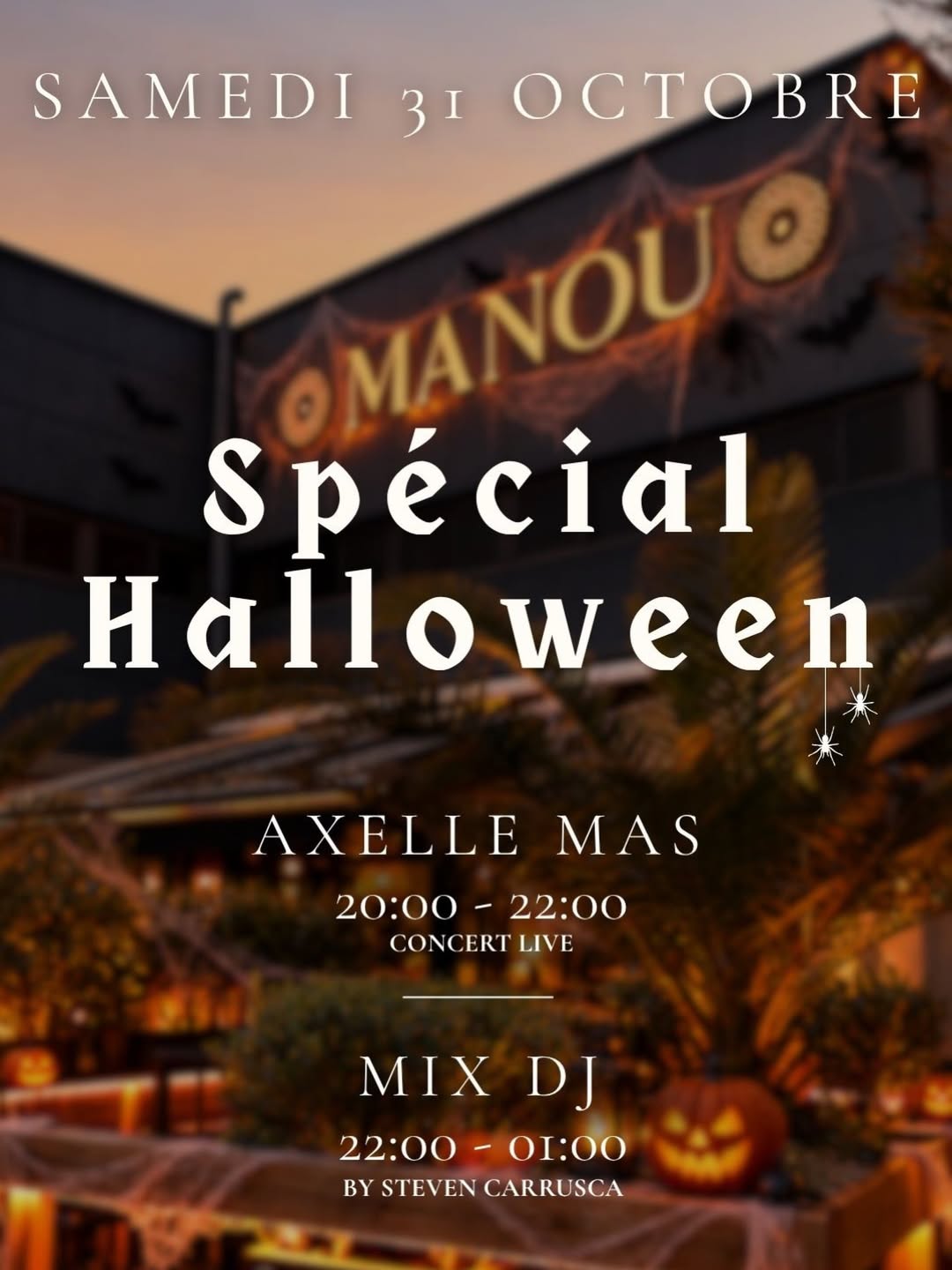 🎃 Le 31 octobre, MANOU passe en mode Halloween…