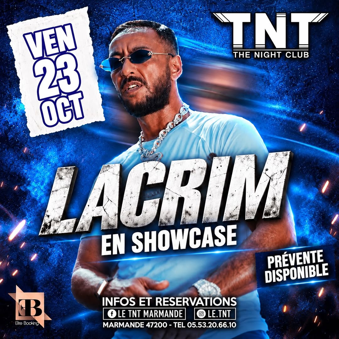 Lacrim en Showcase au Tnt Marmande