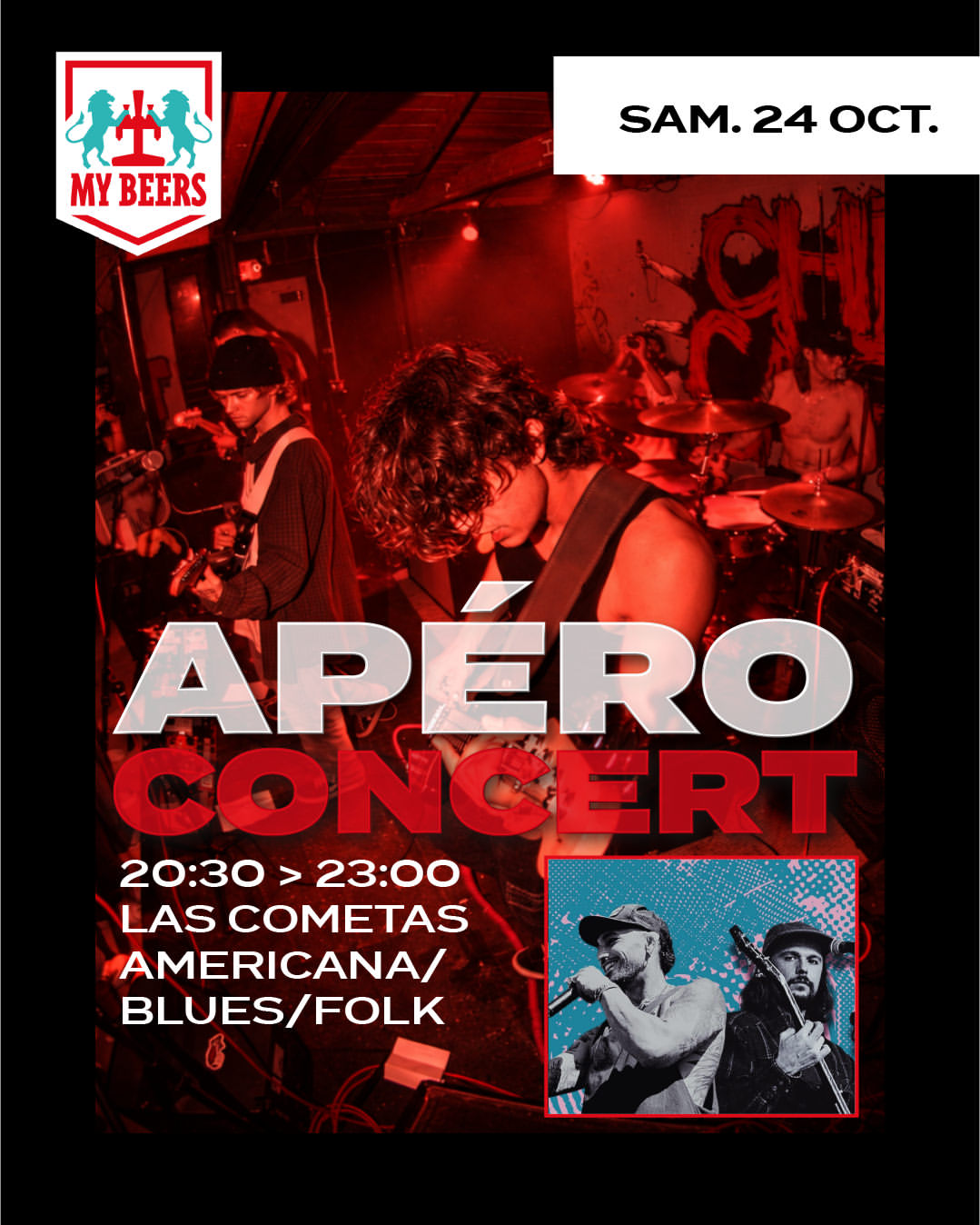 Samedi 24 Octobre- Soirée Blues/Folk
