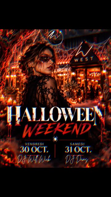 🎃 Halloween Party – Un Week-End de Folie au West !