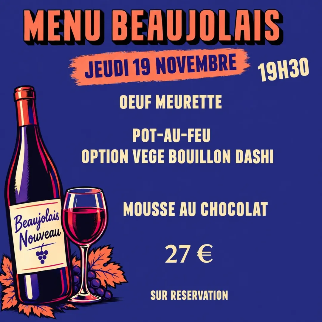 🍷 le Beaujolais Nouveau S’invite au Panache ! 🍇