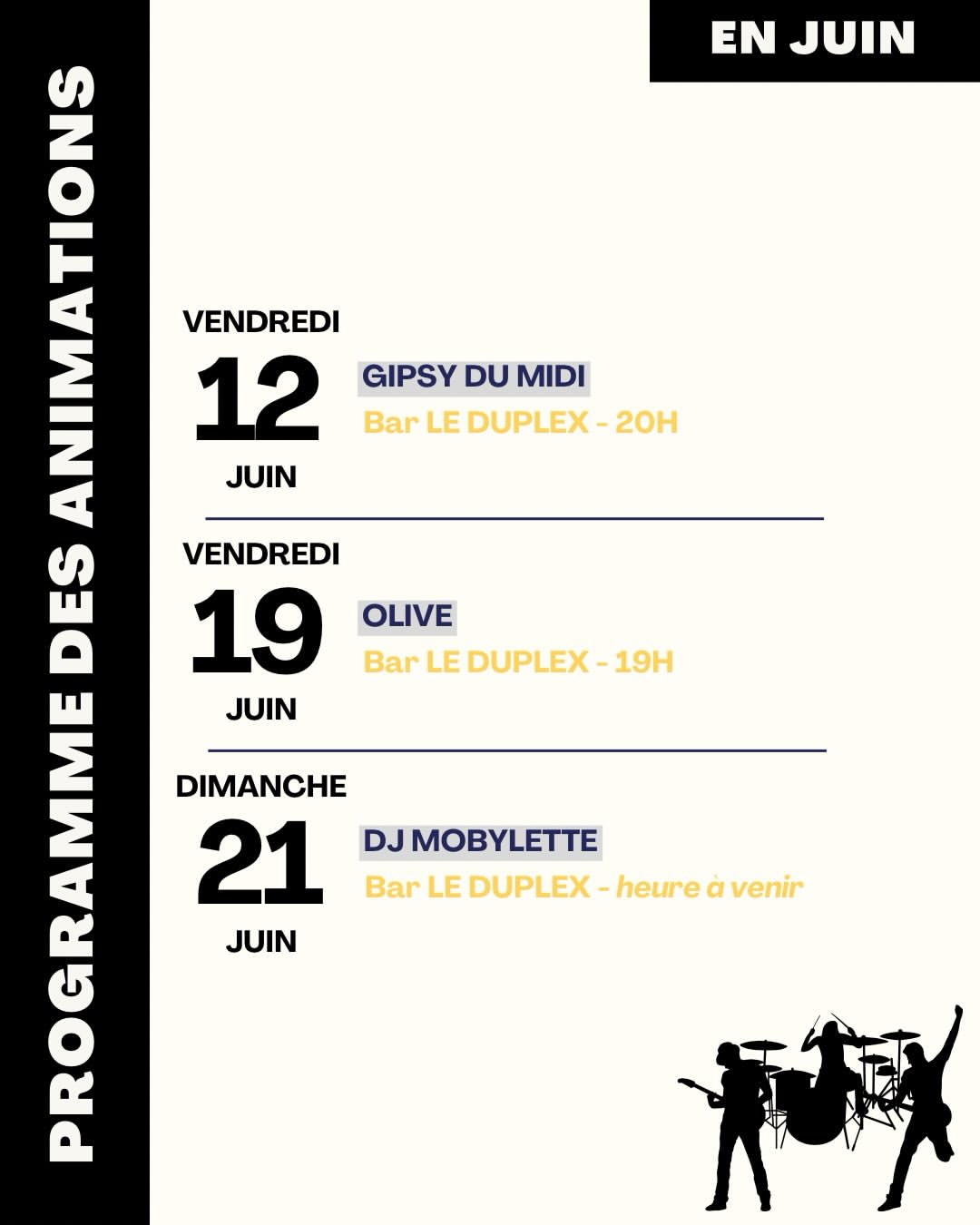☀ L’été arrive. Les concerts aussi.
