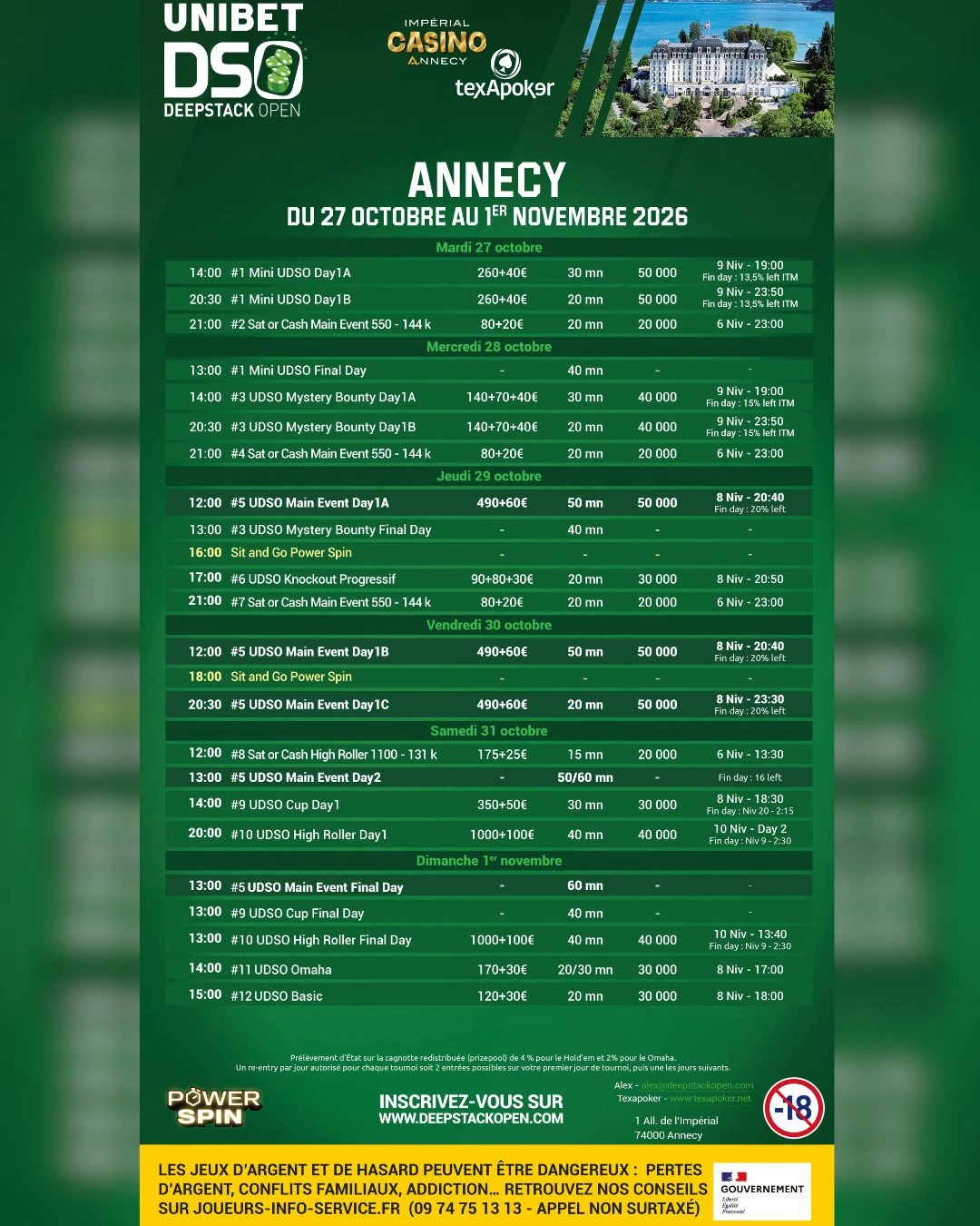 Festival Poker Unibet