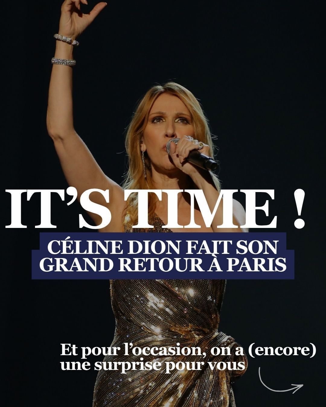 Céline Dion fait son grand retour à Paris !