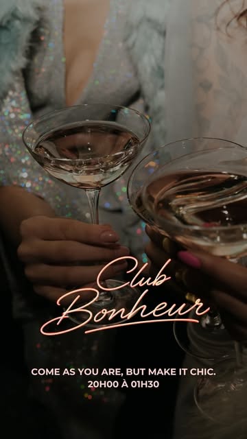 Les soirées Club Bonheur sont nées d’une envie toute simple : se retrouver, partager et célébrer