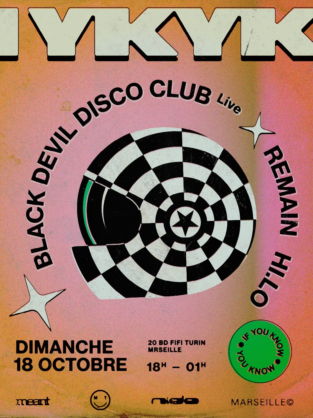 Evenement Disco avec bdevildisco @ nido