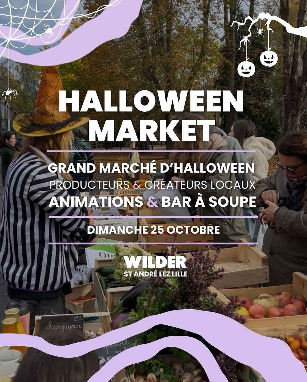 Il était une fois… un marché pas comme les autres. 👻🎃