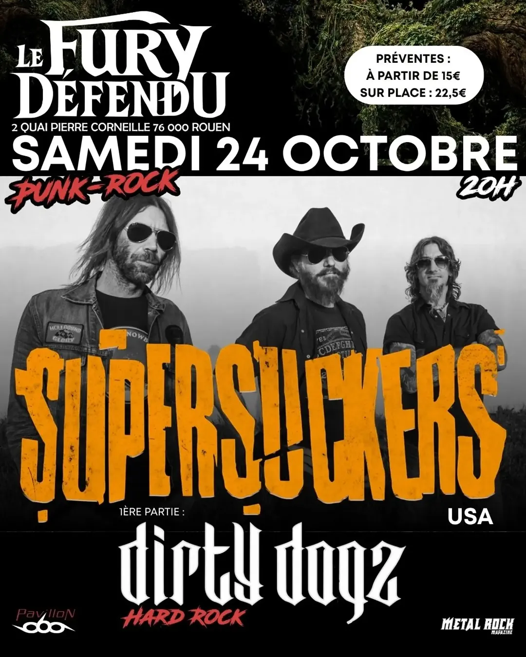 Soirée Rock avec dirtydogzband @ Fury Défendu
