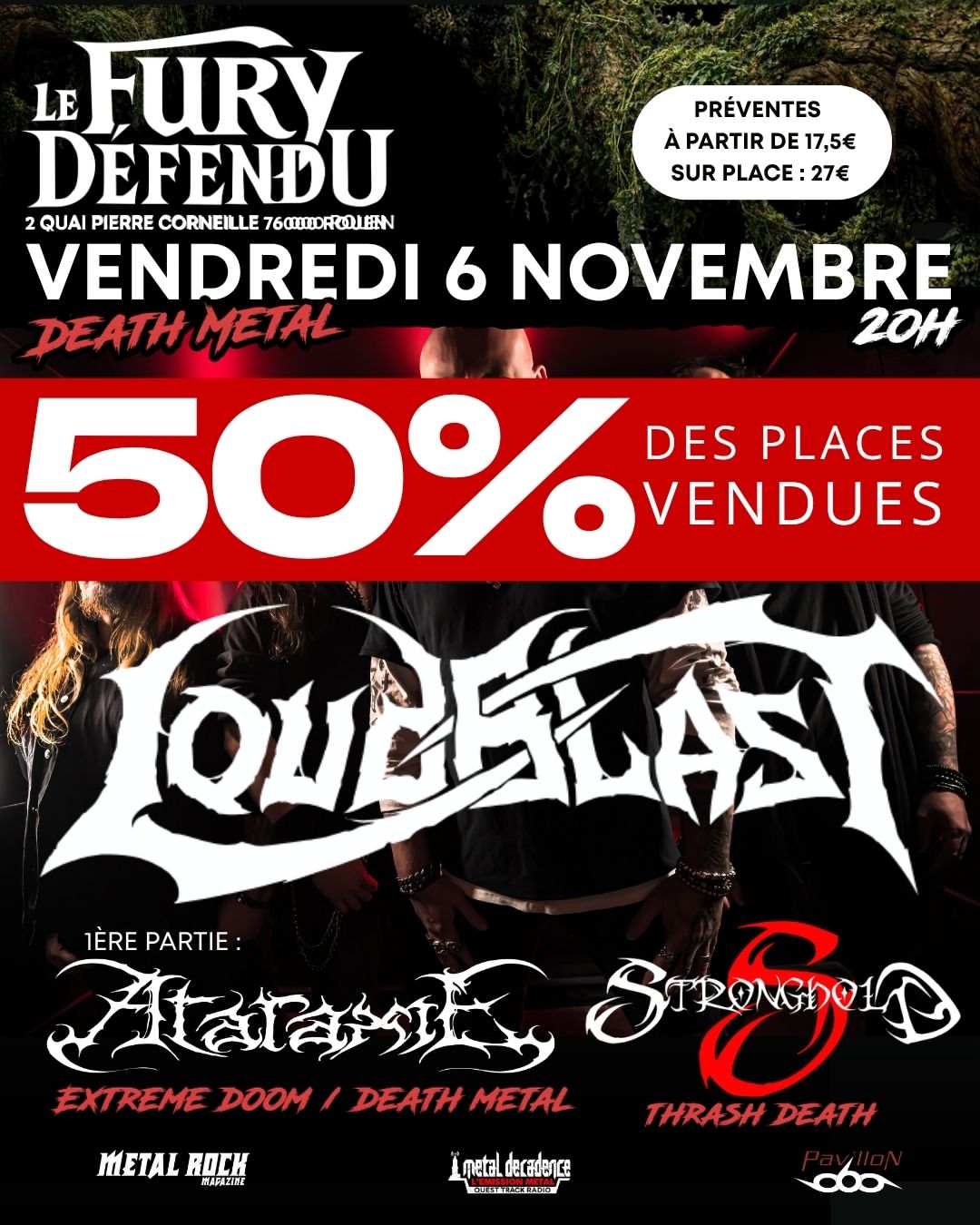 Concert Live avec loudblastofficial @ Fury Défendu