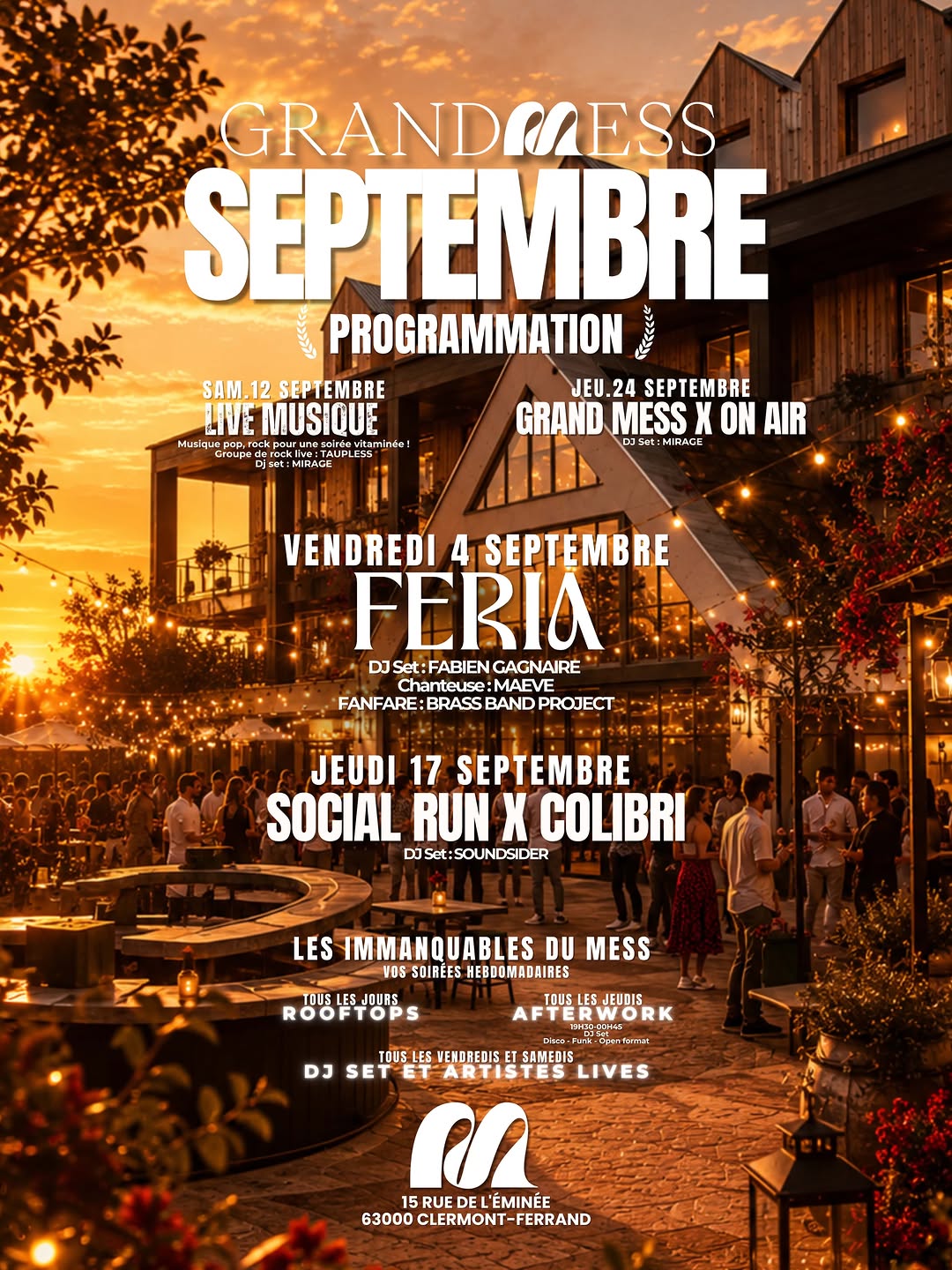 Septembre, les affaires reprennent