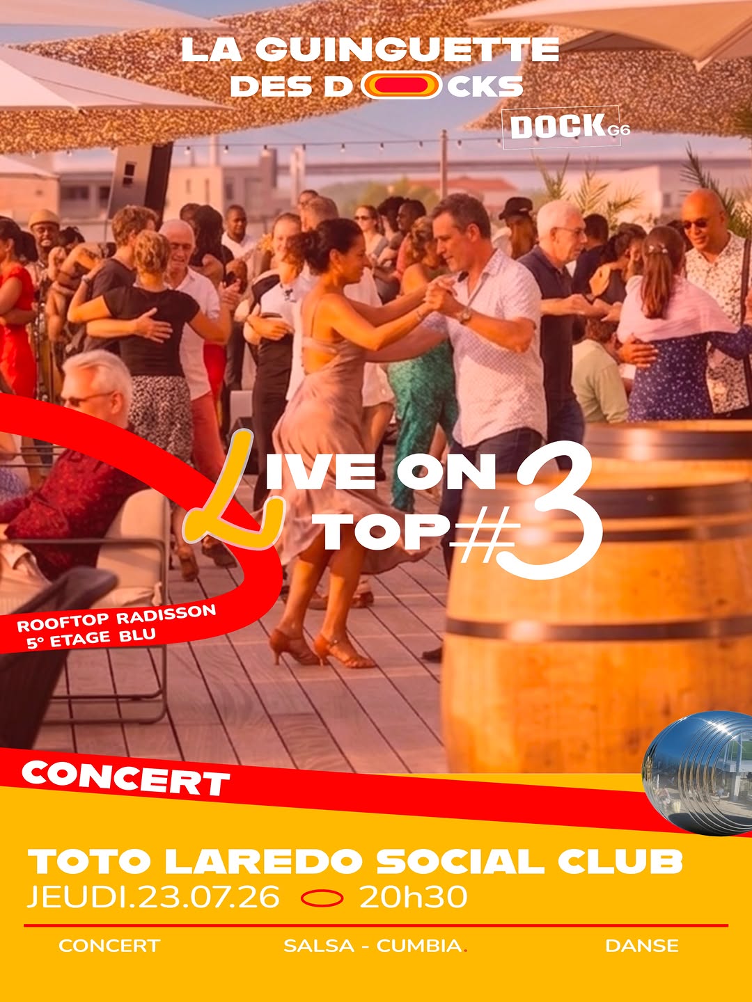 Concert Live Salsa @ Le Chalet des docks