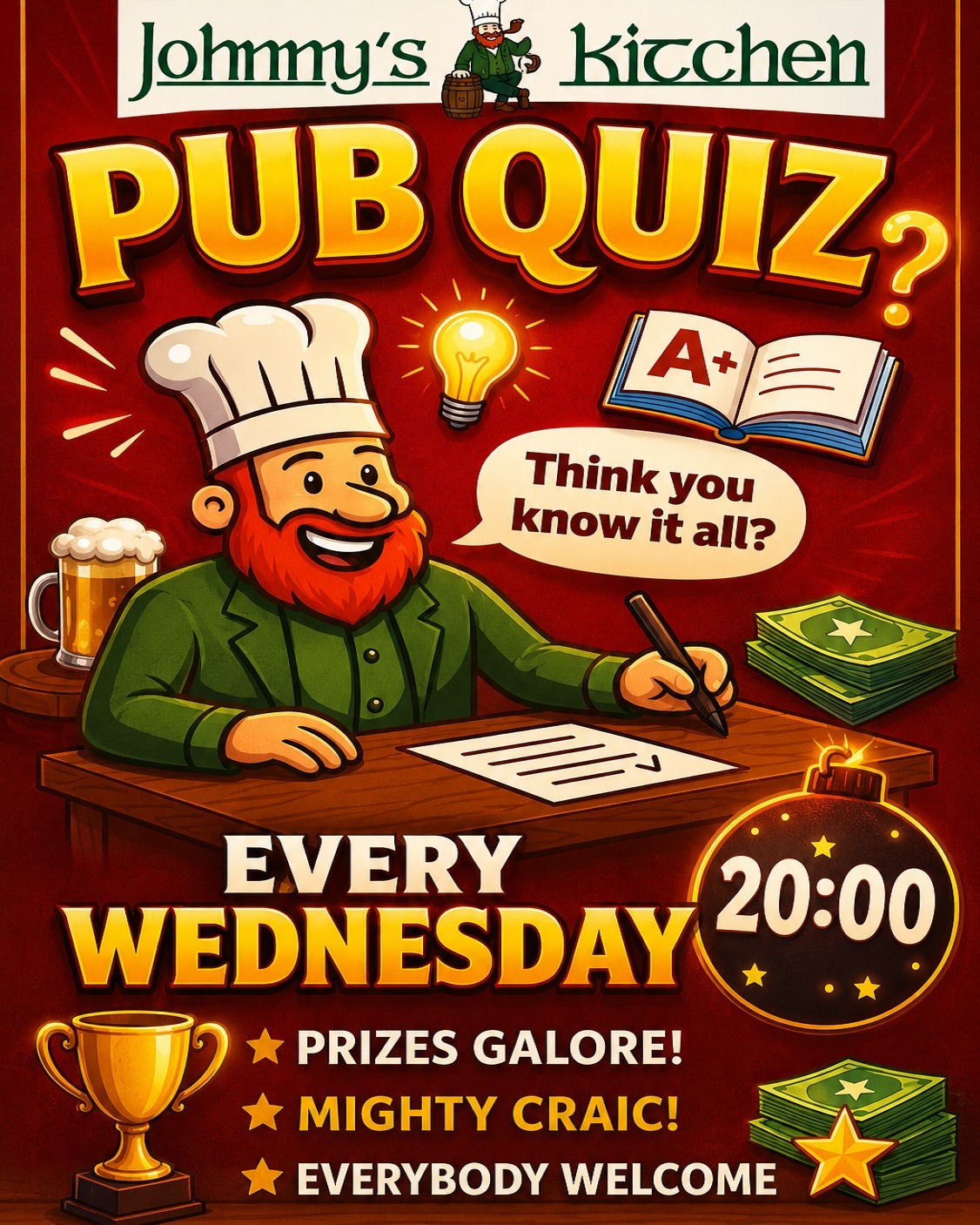Ze Big Quiz au Johnny's Kitchen
